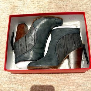 Coach Honey Soft Waxy Leather booties